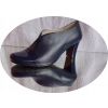 Skorzany BOTEK czarny granat OBCAS elegancja 37