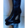 -40% skórzane KOZAKI szeroka cholewka aż 42 cm 41