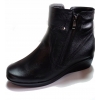 SKÓRZANE botki szeroka stopa podbicie kostka H 42