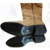 -40% skórzane KOZAKI szeroka cholewka aż 44 cm 42