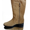 -40% skórzane KOZAKI szeroka cholewka aż 44 cm 42