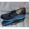 -40% mięciutkie skórzane MOKASYNY granat 39
