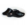 HIT SKÓRZANE klapki CZARNE tęgośc G i H 41