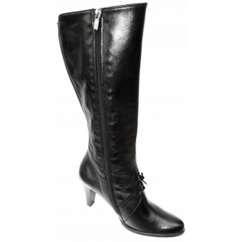 GLAM ,retro CZARNE KOZAKI szeroka az 46 cm nr 42