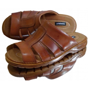 klapki MĘSKIE KONIAK na szeroką stopę teg H 44