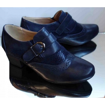 WSUWANE Czólenko botek za kostkę GRANAT ażur 39