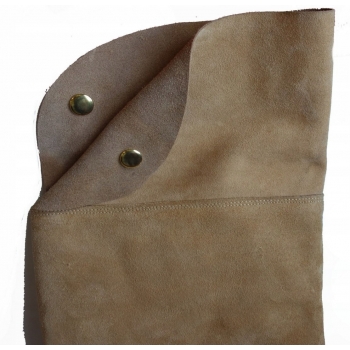 -40% skórzane KOZAKI szeroka cholewka aż 44 cm 42