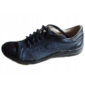 HIT SKÓRZANE buty damskie biało-popiel 41