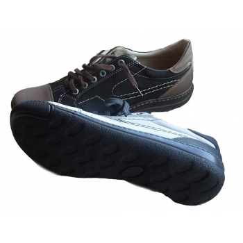 HIT SKÓRZANE buty damskie biało-popiel 41