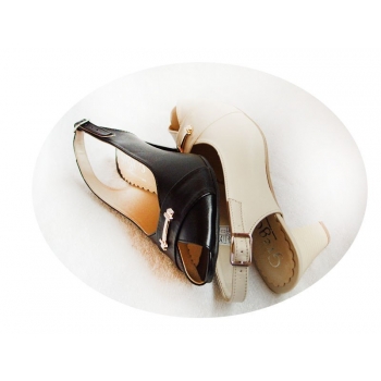 -50% SKÓRA sandał BEŻOWY OBCAS BEZ 37