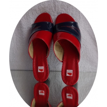 lakierowane KLAPKI szerokie kolor tegośc 2 X H 43