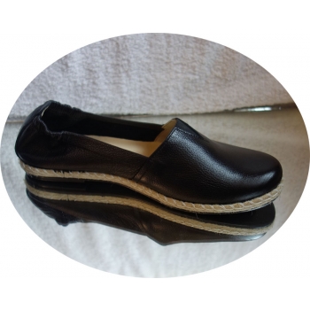 -40% wygodne skórzane MOKASYNY czarny 41