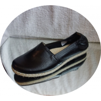 -40% wygodne skórzane MOKASYNY czarny 37