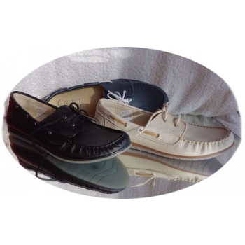 -40% mięciutkie skórzane MOKASYNY ecru 41