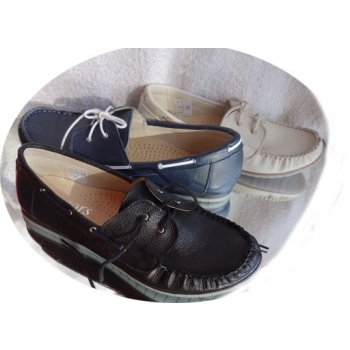 -40% mięciutkie skórzane MOKASYNY ecru 36