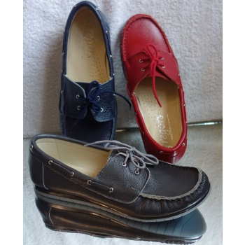 -40% mięciutkie skórzane MOKASYNY szary 40