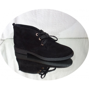 -30% NOWOSĆ trzewiki zamsz sznurowane khaki 37