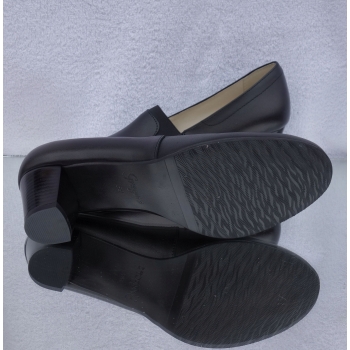 POLSKIE skorzane CZÓŁENKO czarne OBCAS 36