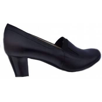 POLSKIE skorzane CZÓŁENKO czarne OBCAS 36