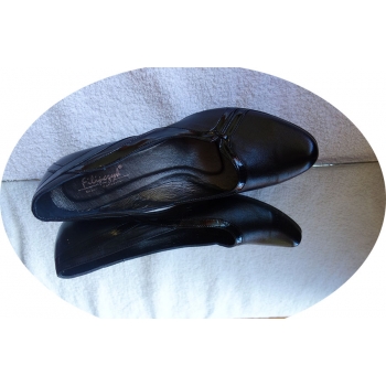 SKÓRZANE czółenko czarne TĘGOŚĆ G nr 42