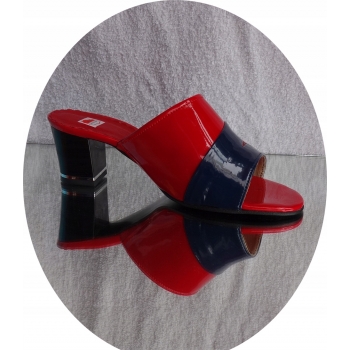 skórzane KLAPKI szerokie kolor tegośc 3 X H 39