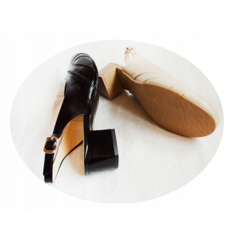 SKÓRZANE sandały TĘGOŚĆ H HALUKSY 45