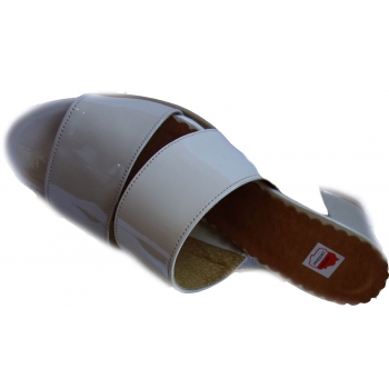 skórzane KLAPKI szerokie kolor tegośc H i G 37