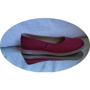 HIT SKÓRZANE buty damskie lekkie różowy 36