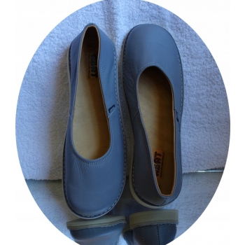 HIT SKÓRZANE buty damskie lekkie popiel 38