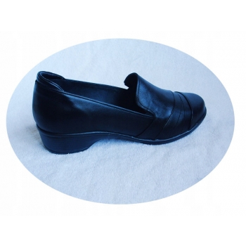 POLSKIE mokasyny TĘGOŚĆ H XXX koturn beżowe 41