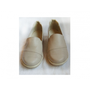 POLSKIE mokasyny TĘGOŚĆ H XXX koturn beżowe 41