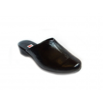 HIT SKÓRZANE klapki CZARNE tęgośc G i H 41