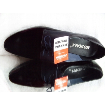 -40% Skorzane PÓŁBUTY LAKIER 44