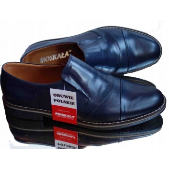 -40% GRANAT szerokie WSUWANE mokasyny teg H 44