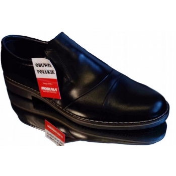 -40% CZARNE szerokie WSUWANE mokasyny teg H nr 41