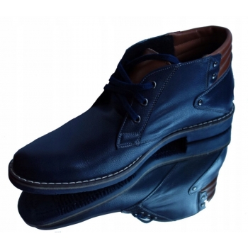 -40% Skorzane SZTYBLETY granat NR 42