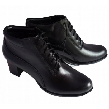 SKÓRZANE BOTKI TEG G OBCAS 5,5 cm 44