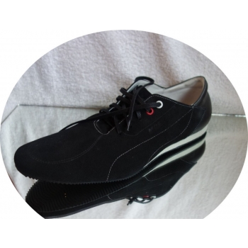 -50% MOSKAŁA skóra BUTY męskie CZARNE 42