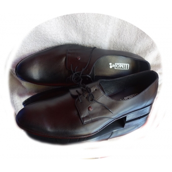 -50% LIMO skórzane półbuty meskie czarny 47