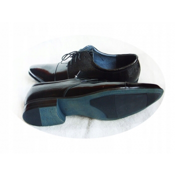-30 % WIZYTOWE BUTY MĘSKIE LAKIER skóra 45