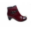 Eleganckie Botki Skórzane, szerokie, obcas 6 cm (45)