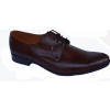 Eleganckie skórzane półbuty męskie | BRĄZ 43
