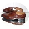 Eleganckie Skórzane Buty Męskie, Brązowe, Rozmiar 43