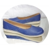Wygodne Skórzane Buty Damskie (Granat)