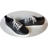 Eleganckie buty sportowe z naturalnej skóry - czarne 37