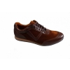 Buty sportowe skórzane brązowe 41