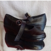 Buty Mokasyny Szersze W Palach - Czarne H 42