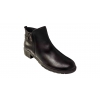 Botki skórzane czarny obcas 4cm nr.43