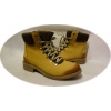 Eleganckie Trekingi Damskie, Musztarda, 37