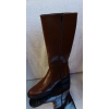 Kozaki Szeroka Cholewka Nr 40 - Brązowe